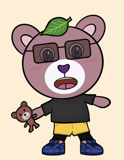 Best Polygon NFT Collection on Opensea - Jolly Teddy Party #3668