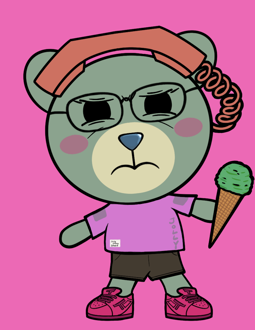 Best Polygon NFT Collection on Opensea - Jolly Teddy Party #3671