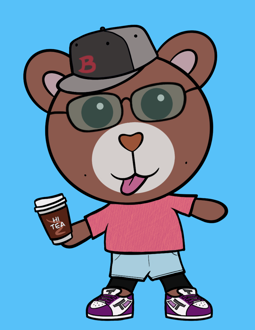 Best Polygon NFT Collection on Opensea - Jolly Teddy Party #3673