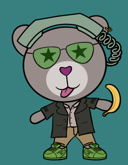 Best Polygon NFT Collection on Opensea - Jolly Teddy Party #3677