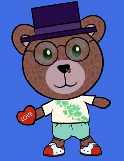 Best Polygon NFT Collection on Opensea - Jolly Teddy Party #3678