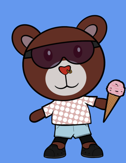 Best Polygon NFT Collection on Opensea - Jolly Teddy Party #3682