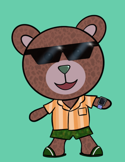 Best Polygon NFT Collection on Opensea - Jolly Teddy Party #3685