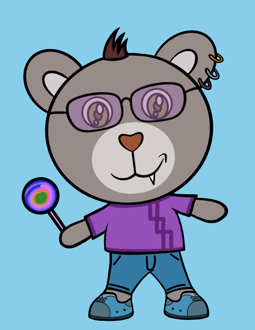 Best Polygon NFT Collection on Opensea - Jolly Teddy Party #3686