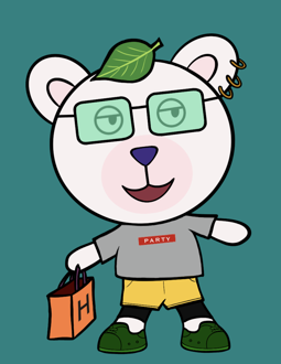 Best Polygon NFT Collection on Opensea - Jolly Teddy Party #3691