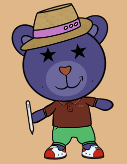 Best Polygon NFT Collection on Opensea - Jolly Teddy Party #3695