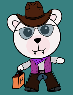 Best Polygon NFT Collection on Opensea - Jolly Teddy Party #3814