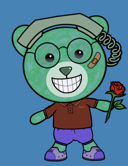 Best Polygon NFT Collection on Opensea - Jolly Teddy Party #3816
