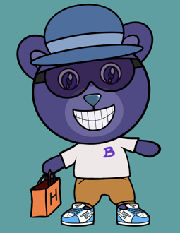 Best Polygon NFT Collection on Opensea - Jolly Teddy Party #3832