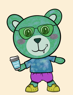 Best Polygon NFT Collection on Opensea - Jolly Teddy Party #3840