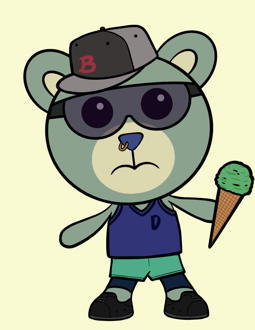Best Polygon NFT Collection on Opensea - Jolly Teddy Party #3906
