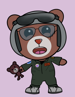 Best Polygon NFT Collection on Opensea - Jolly Teddy Party #3909