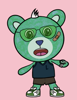 Best Polygon NFT Collection on Opensea - Jolly Teddy Party #3910