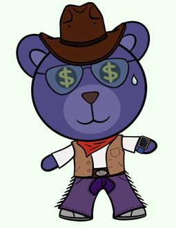 Best Polygon NFT Collection on Opensea - Jolly Teddy Party #3911