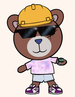 Best Polygon NFT Collection on Opensea - Jolly Teddy Party #3920