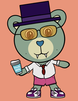 Best Polygon NFT Collection on Opensea - Jolly Teddy Party #3934