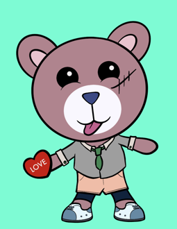 Best Polygon NFT Collection on Opensea - Jolly Teddy Party #3936