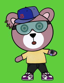 Best Polygon NFT Collection on Opensea - Jolly Teddy Party #3946