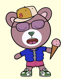 Best Polygon NFT Collection on Opensea - Jolly Teddy Party #3947