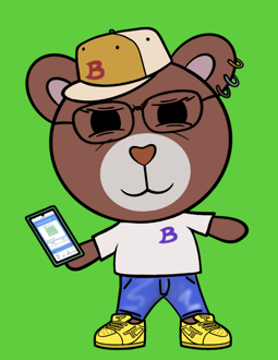 Best Polygon NFT Collection on Opensea - Jolly Teddy Party #3949