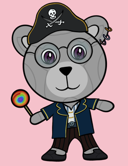 Best Polygon NFT Collection on Opensea - Jolly Teddy Party #4001
