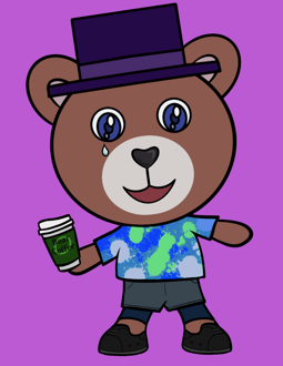 Best Polygon NFT Collection on Opensea - Jolly Teddy Party #4012