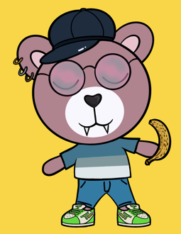 Best Polygon NFT Collection on Opensea - Jolly Teddy Party #4015