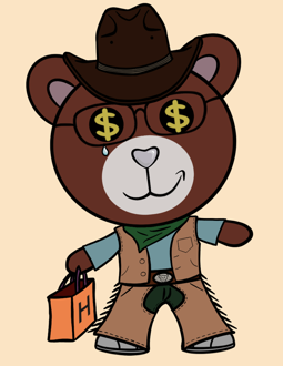Best Polygon NFT Collection on Opensea - Jolly Teddy Party #4022