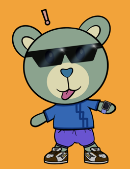 Best Polygon NFT Collection on Opensea - Jolly Teddy Party #4023