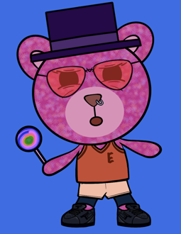 Best Polygon NFT Collection on Opensea - Jolly Teddy Party #4044
