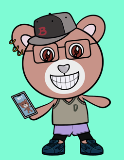 Best Polygon NFT Collection on Opensea - Jolly Teddy Party #4045