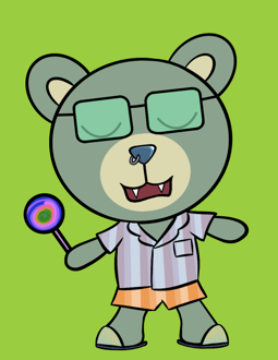 Best Polygon NFT Collection on Opensea - Jolly Teddy Party #4046