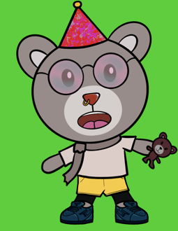 Best Polygon NFT Collection on Opensea - Jolly Teddy Party #4049