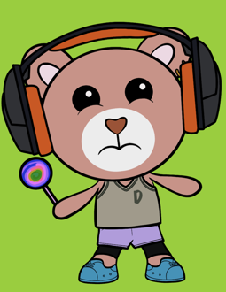 Best Polygon NFT Collection on Opensea - Jolly Teddy Party #4052