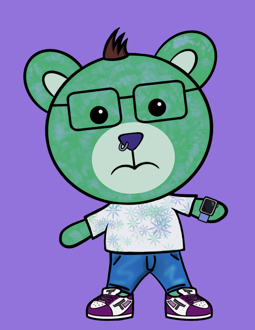 Best Polygon NFT Collection on Opensea - Jolly Teddy Party #4058