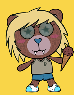 Best Polygon NFT Collection on Opensea - Jolly Teddy Party #406