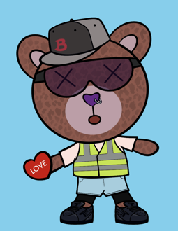 Best Polygon NFT Collection on Opensea - Jolly Teddy Party #4064