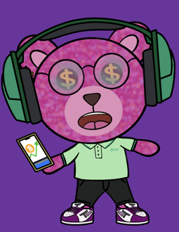 Best Polygon NFT Collection on Opensea - Jolly Teddy Party #4070