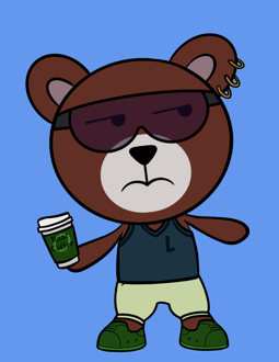 Best Polygon NFT Collection on Opensea - Jolly Teddy Party #4079