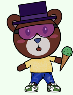 Best Polygon NFT Collection on Opensea - Jolly Teddy Party #4081