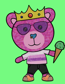Best Polygon NFT Collection on Opensea - Jolly Teddy Party #4086