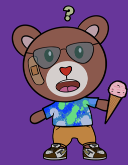 Best Polygon NFT Collection on Opensea - Jolly Teddy Party #4089