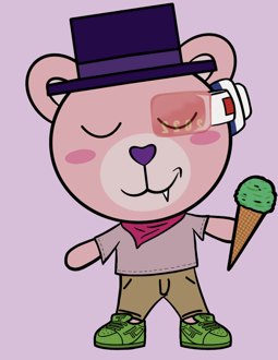 Best Polygon NFT Collection on Opensea - Jolly Teddy Party #4090