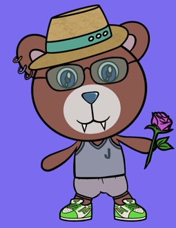 Best Polygon NFT Collection on Opensea - Jolly Teddy Party #4099