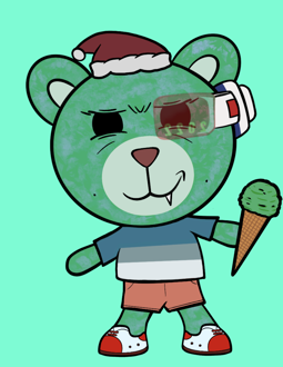Best Polygon NFT Collection on Opensea - Jolly Teddy Party #411