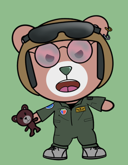 Best Polygon NFT Collection on Opensea - Jolly Teddy Party #4120