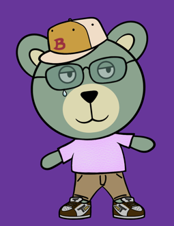 Best Polygon NFT Collection on Opensea - Jolly Teddy Party #4122