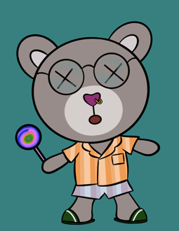 Best Polygon NFT Collection on Opensea - Jolly Teddy Party #4125
