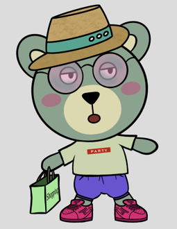 Best Polygon NFT Collection on Opensea - Jolly Teddy Party #413