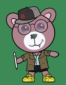 Best Polygon NFT Collection on Opensea - Jolly Teddy Party #4131
